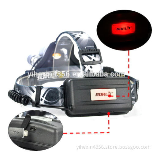 Outdoor High Power Rechargeable 5000LM LED Headlamp for Riding